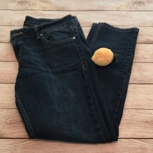 a.n.a Dark Wash Mid-Rise Skinny Jeans Size 31 aka 12P